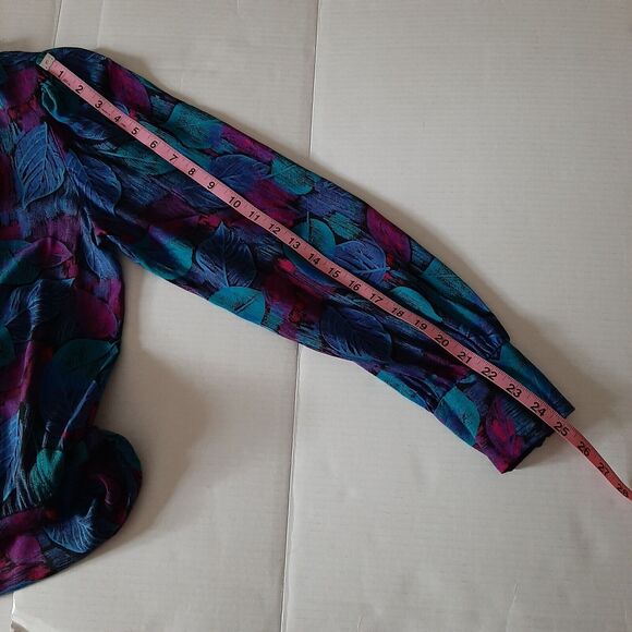 Vintage Patty O'Neil by Monique Robidoux Secretary Midi Dress Size 10 - Picture 10 of 12